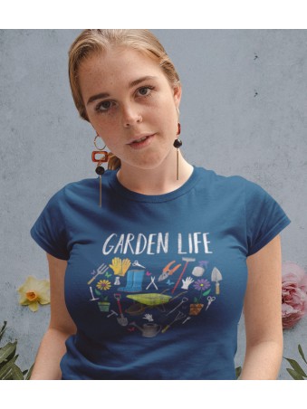 Tričko Funny Distressed Garden Life Gardening